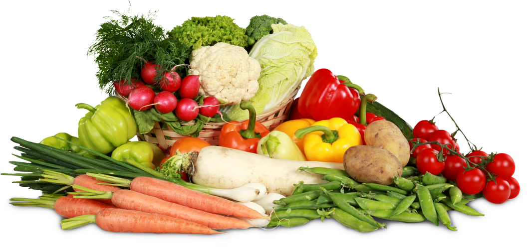 Assorted Vegetables Cutout